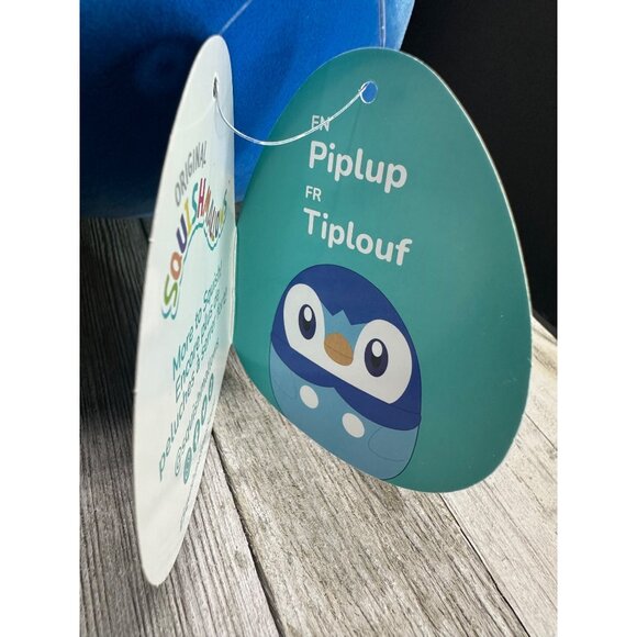 Original Squishmallow Pokémon Piplup 2023 Nintendo Game Freak Plush 10" Tall - Picture 3 of 9